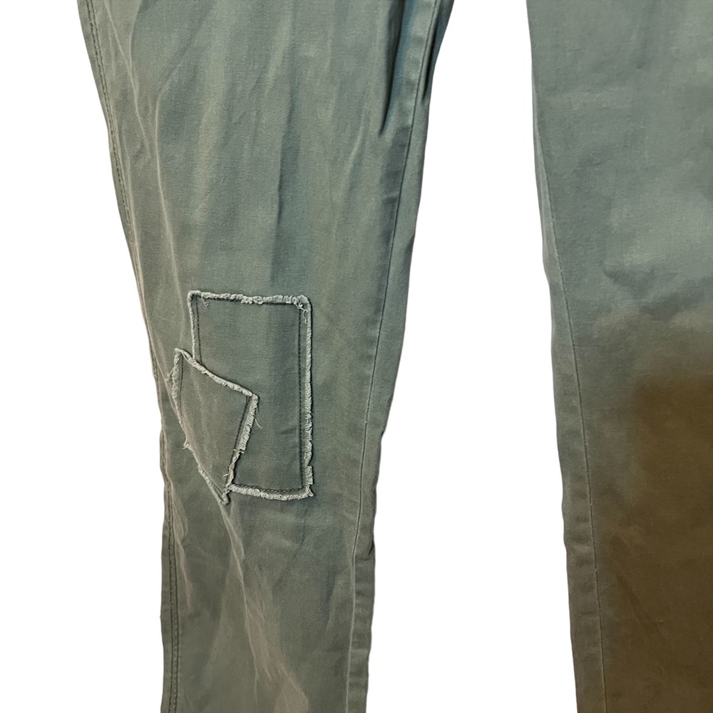 Cabi Green Army Patchwork Pants - image 5